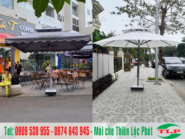 Bảng giá dù che nắng ngoài trời 2024 mới nhất: Chọn một dù che phù hợp cho khu vực của bạn 4 du che nang ngoai troi