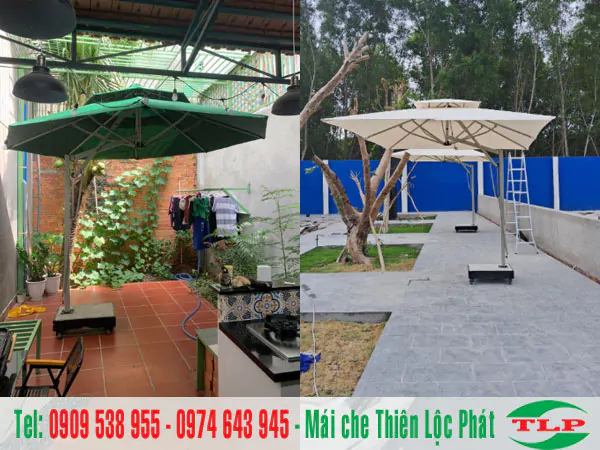 Mẫu Dù Lệch Tâm Ngoài Trời: Tiêu Chuẩn Chất Lượng và Độ Bền 4 dù lệch tâm ngoài trời đẹp
