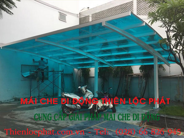 giá thi công hệ thống mái che thông minh