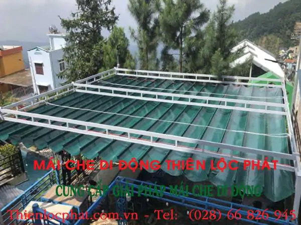 mái xếp bạt kéo
